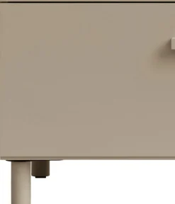 Commode large en bois mdf beige 82x98,7x41cm Relief - String furniture