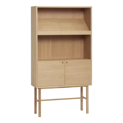 Commode rectangulaire en chêne naturel 80x150 cm Archive - Hübsch