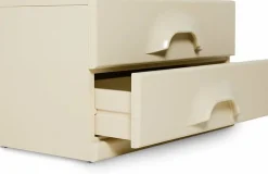Commode 2 tiroirs crème - HKLIVING