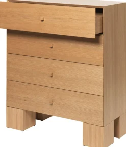 Comode en chêne naturel 90x45x107cm Kuben - Ferm living