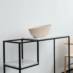 Console avec plateau en marbre blanc M Hop Maxi - Un’common