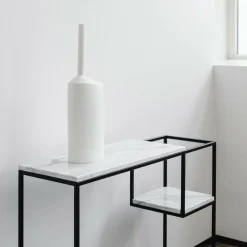 Console avec plateau en marbre blanc M Hop Maxi - Un’common