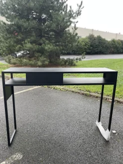 Console 120 cm en métal noir Arlequin Modèle d'exposition - Resistub