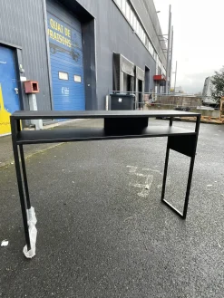 Console 120 cm en métal noir Arlequin Modèle d'exposition - Resistub