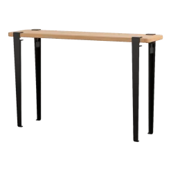 Console Duke pieds noir graphite 75 cm - TIPTOE