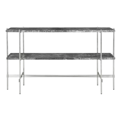 Console en acier et marbre gris 120cm TS - Gubi