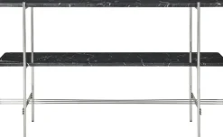 Console en acier et marbre noir 120cm TS - Gubi
