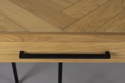 Console en bois et métal noir 120x45x78cm Class - Dutchbone