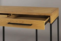 Console en bois et métal noir 120x45x78cm Class - Dutchbone