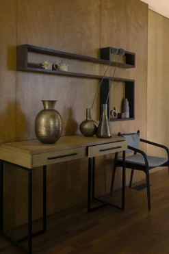 Console en bois et métal noir 120x45x78cm Class - Dutchbone