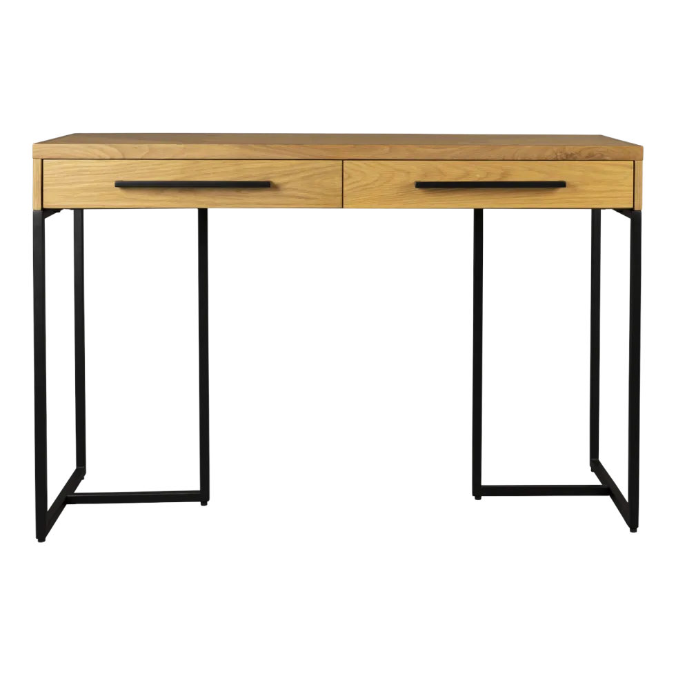 Console en bois et métal noir 120x45x78cm Class - Dutchbone