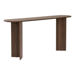 Console en bois marron foncé 35x150x75cm Sira - Home Design