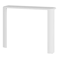 Console en bois mdf et acier gris brumeux 100x77,5cm Fli - noo.ma