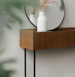 Console en chêne cognac Forst - Un'common