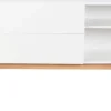 Console en chêne et bois mdf blanc 160cm Dressoir - Zuiver