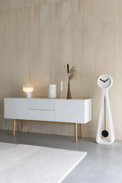 Console en chêne et bois mdf blanc 160cm Dressoir - Zuiver