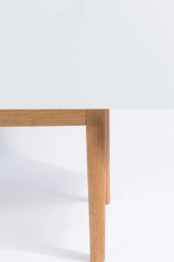 Console en chêne et bois mdf blanc 160cm Dressoir - Zuiver