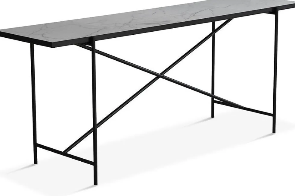 Console en marbre blanc 184 cm - HANDVÄRK