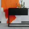 Console en marbre blanc M Box Maxi - Un’common