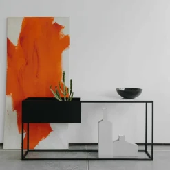 Console en marbre blanc M Box Maxi - Un’common