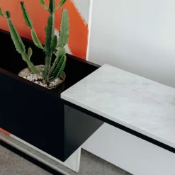 Console en marbre blanc M Box Maxi - Un’common