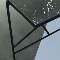 Console en marbre noir 184 cm - HANDVÄRK