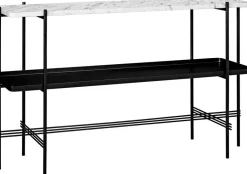 Console en marbre noir et blanc 120x72 TS - Gubi