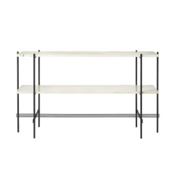 Console en travertin blanc 120x30x72 TS - Gubi