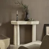Console organique en fibre de verre ivoire 85cm Staffa - Ferm living