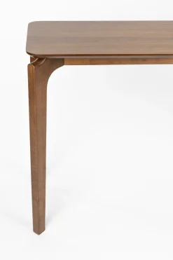 Console rectangulaire en bois d'hévéa 120x40x80cm Savone - Dutchbone
