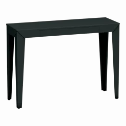 Console à tiroir anthracite finition mate 120 cm Zef - Matière Grise