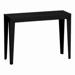 Console à tiroir noir mat finition mate 103 cm Zef - Matière Grise