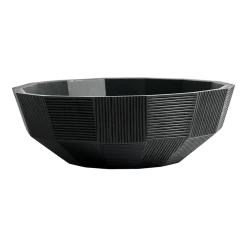 Corbeille en acajou Black Striped - Ethnicraft Accessories