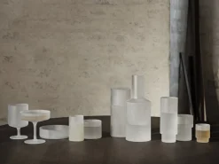 2 coupes à champagne givrées Ripple - Ferm living