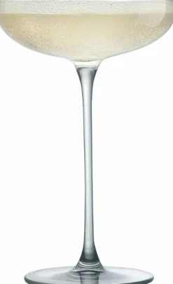 2 Coupes de champagne en cristal sans plomb Savage - Nude Glass