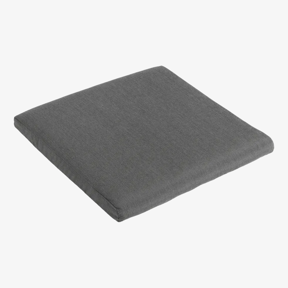 Coussin carré de chaise poivre noir 50 cm Balcony - HAY