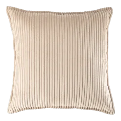 Coussin carré en velours côtelé brown sugar 45cm Cushion - Wigiwama