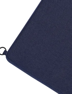 Coussin à cordes Bleu foncé - Hübsch