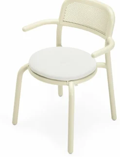 Coussin d'assise blanc naturel Toni - Fatboy