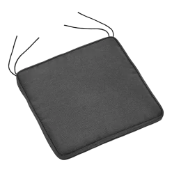 Coussin d'assise de jardin en polyester noir 35 x 35 cm Fontainebleau - Serax