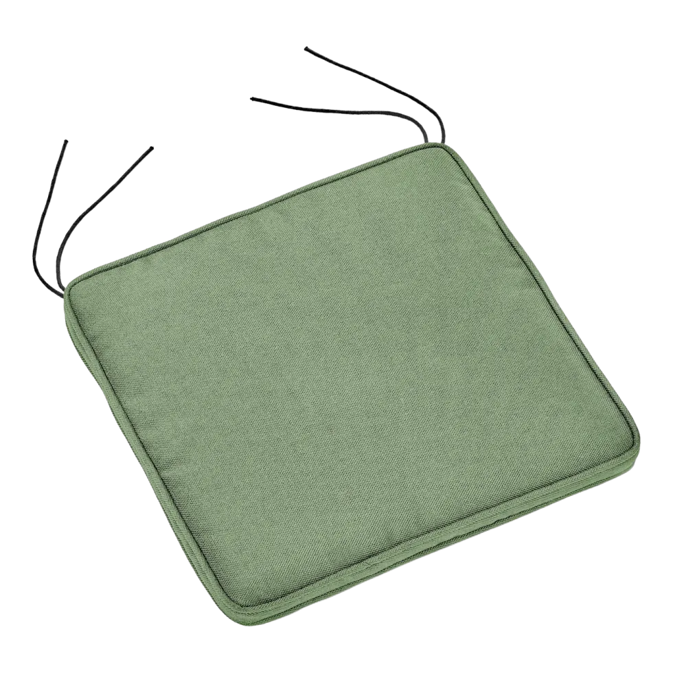 Coussin d'assise de jardin en polyester vert 35 x 35 cm Fontainebleau - Serax