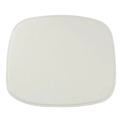 Coussin d'assise en cuir blanc sorensen ultra 52 x 39 cm Form - Normann Copenhagen