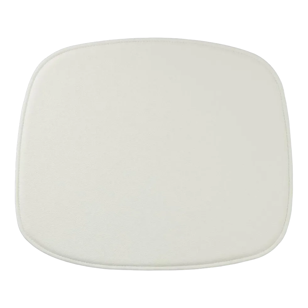 Coussin d'assise en cuir blanc sorensen ultra 52 x 39 cm Form - Normann Copenhagen