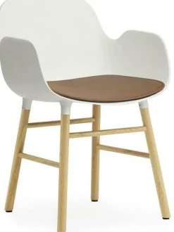 Coussin d'assise en cuir brandy sorensen ultra 53 x 39 cm Form - Normann Copenhagen