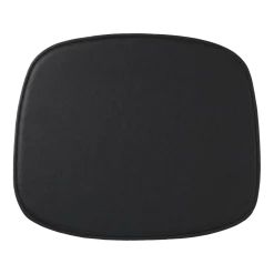 Coussin d'assise en cuir noir sorensen ultra 54 x 39 cm Form - Normann Copenhagen