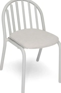 Coussin d'assise en polyester gris clair pour chaise fred's - Fatboy