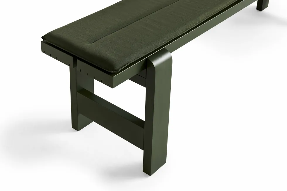 Coussin d'assise olive 190 cm pour le banc Weekday - Hay