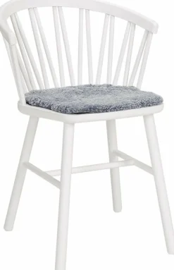 Coussin d'assise pour fauteuil en peau de mouton graphite ZigZag - Hans K