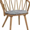 Coussin d'assise pour fauteuil lounge en peau de mouton graphite ZigZag - Hans K