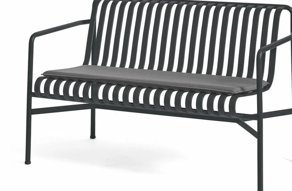 Coussin de banc anthracite Palissade - HAY
